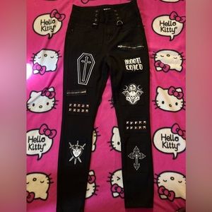 Hot topic high rise super skinny jeans